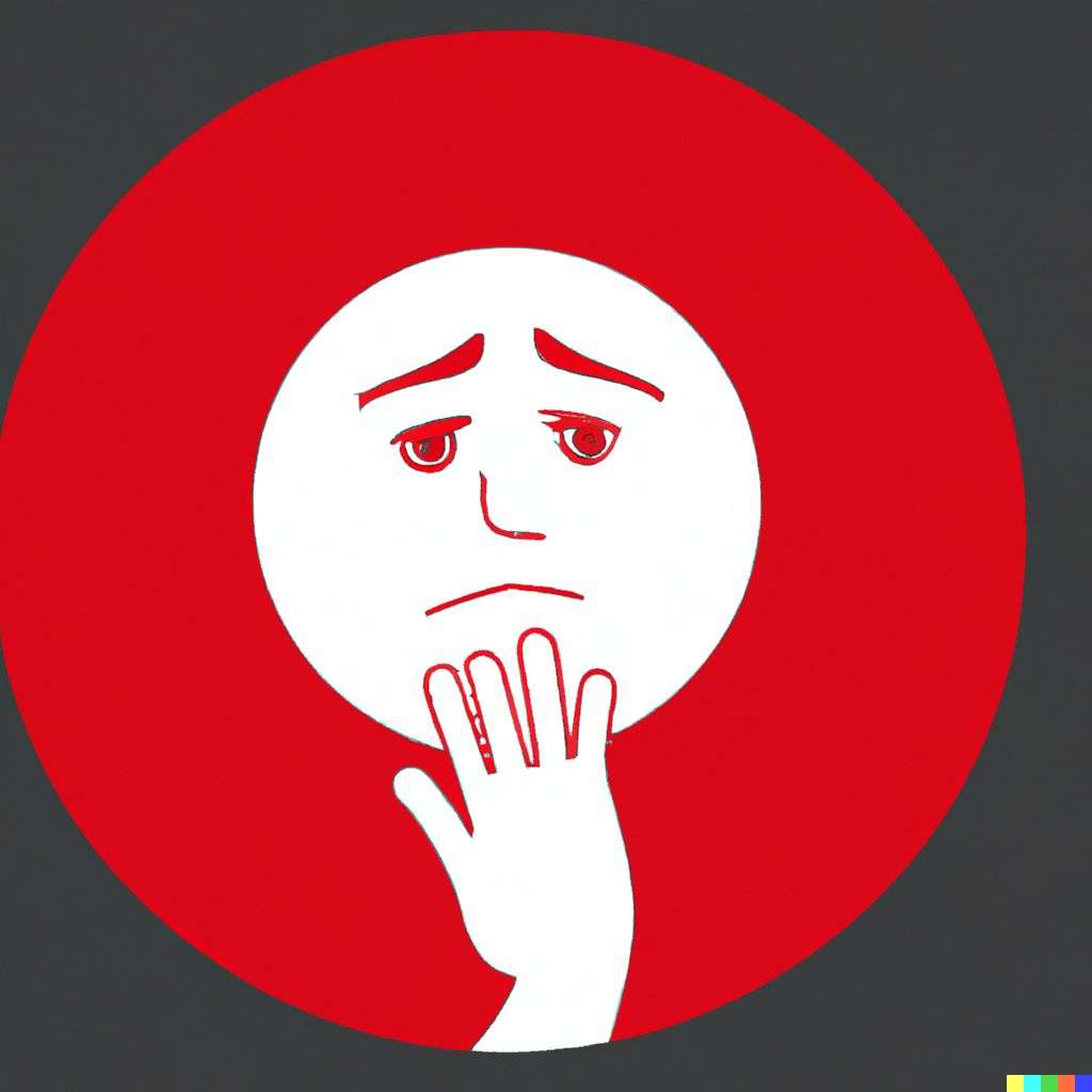 a representation of anxiety, brand mark